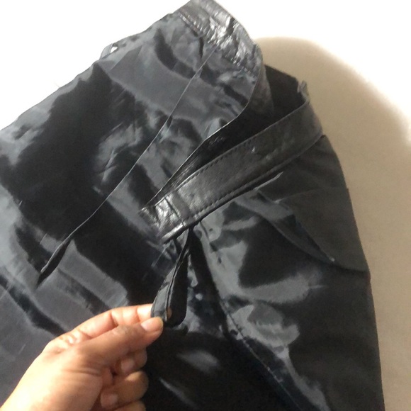 B B Dakota 100% Leather Skirt -Sz 7/ 8 - Picture 12 of 16